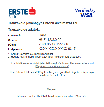 Erste Internetes Vasarlas
